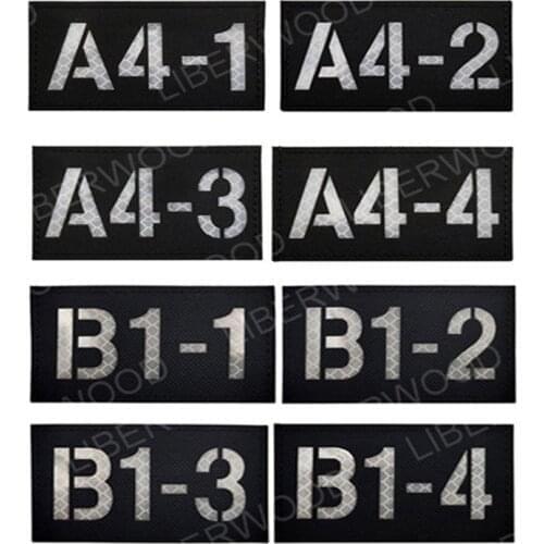 Call Sign Infrared Reflective Patch for Clothing Muiticam Tactical Military Armband Hook Loop Emblem DIY Badges