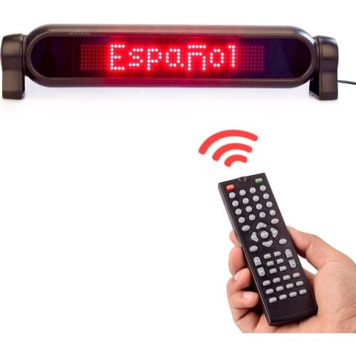 7*50 Pixel Red Led Car Display Remote Programmable LED Message Sign