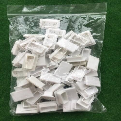 20sets/lot DIY 1/50 Scale Model Simple Sofa White Color For Architectural Model Making Scenery Model Toys