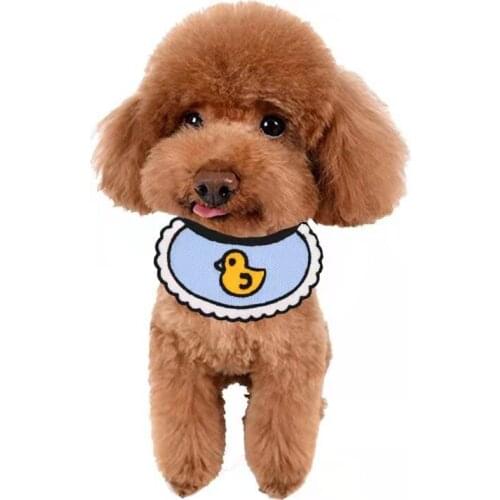 20pcs Saliva Towel for Dogs Cat Pet Accessories Triangle Scarf Bib Dogs Dog Collar for Small Dogs Knitting Products