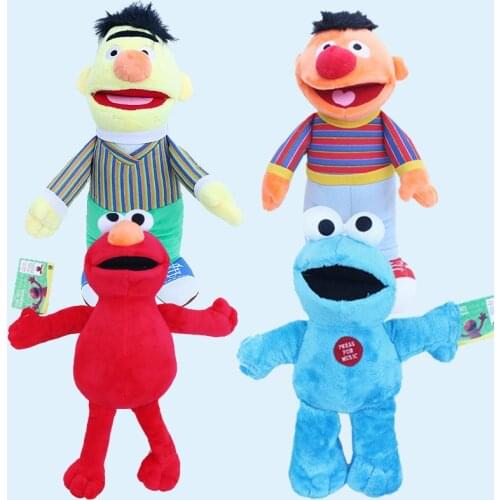 4pcs/lot 20cm Sesame Street Elmo Cookie Monster Erine Bert Plush Toy Doll Soft Stuffed Animals Toys for Kids Children Gifts