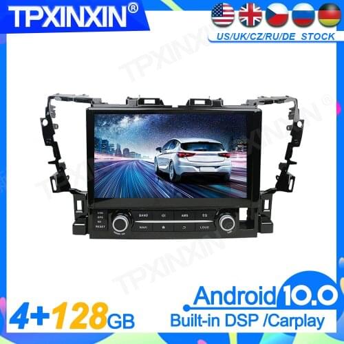 4GB+128GB Android10 For Toyota Alphard 2015-2018 Head Unit Car Multimedia Player Auto Radio Tape Recorder GPS Navigation DSP IPS