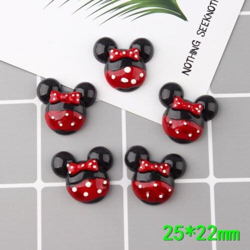 6Pcs/Lot Simulated Bow Polymer Slime Charms Lizun Modeling Clay DIY Kit Accesorios Box Toy For Children Slime Supplies Filler