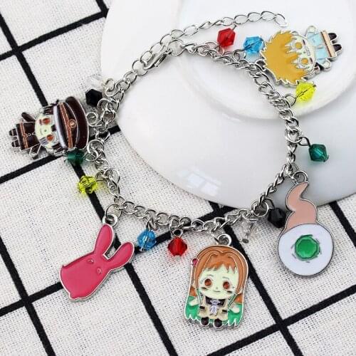 Anime Toilet-bound Hanako-kun Charm Bracelets Yugi Amane Cosplay Bangle Bracelet Key Chains Earrings Unisex Trendy Accessories