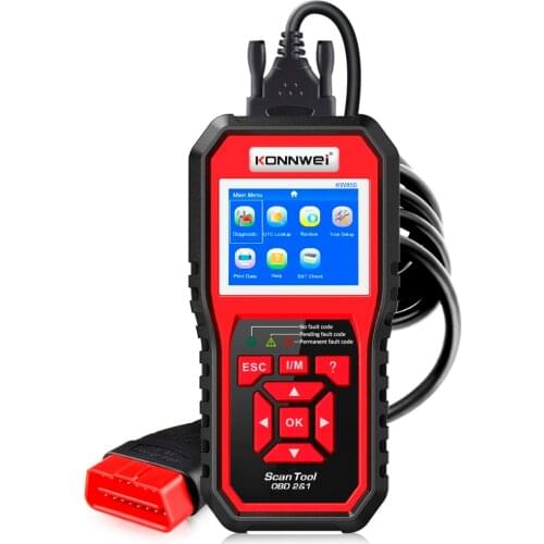 KONNWEI KW850 Obd2 Eobd Can OBDII Auto Diagnostic Code Scanner Multi-languages Car Tools Vehicle Engine Diagnostic EOBD Scan