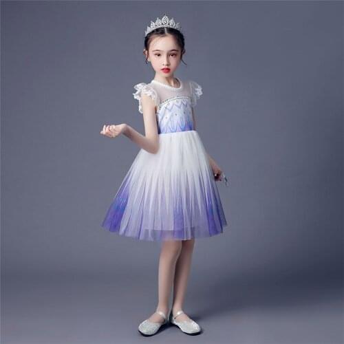Childrens Dress Gradient Halloween Girls Cosplay Clothing Party Princess Dress Christmas Kids Dresses For Girls Dress