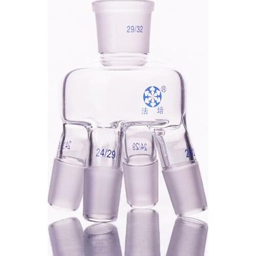 Distillation Receiver,Multi-evaporation bottle tap,4 claws,Upper 29/32,Lower joint 24/29,Evaporation flask accessories
