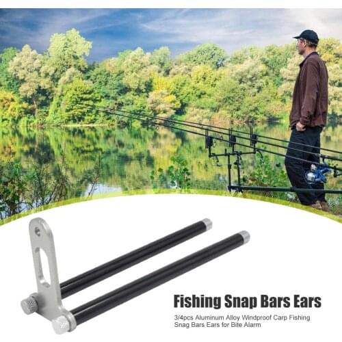 Windproof Sticks Set Connect With Bite Alarms Aluminium Alloy Windproof Stick Anti Falling Carp Fishing Tackle Accessories