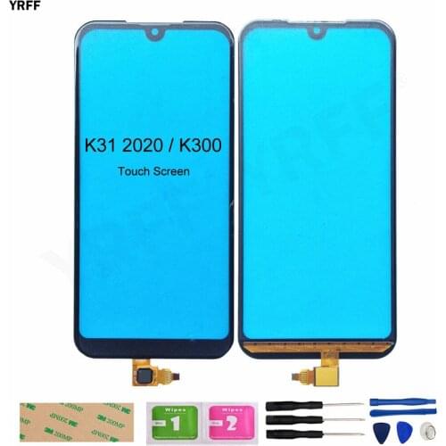For LG K31 2020 Front Glass Sensor Panel For LG K31 K300 Touch Screen Digitizer Panel Repair Parts