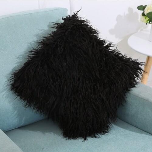 Plush Fashion Throw Pillow Cases Cafe Sofa Cushion Cover Pillowcase Pillow Covers For Car Sofa bed home decoration cushion#80