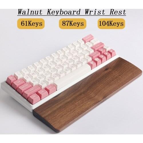 Walnut Wooden Keyboard Wrist Rest Vaydeer Ergonomic Gaming Desk Wrist Pad Support