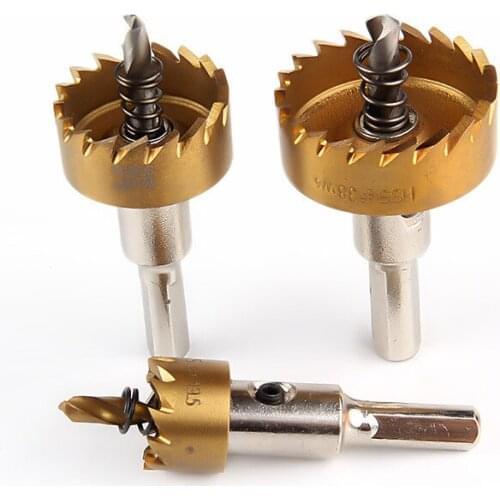 1Pcs 12-80mm HSS Cobalt metal reamer punching drill bit Hole Saw Cutting Kit Opener Cutter Holesaw Aluminum Iron Stainless Steel