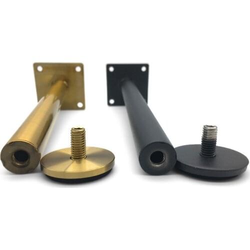 Adjustable furniture legs Titanium gold Stainless Steel Cabinet Sofa Bed dining table leveling Feets furniture Replacement parts