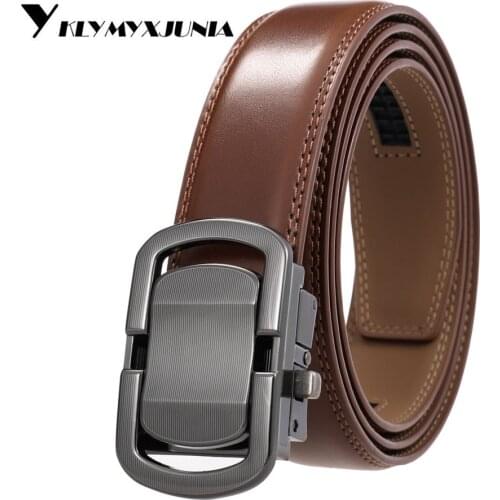 Leather Belts for Men New Men Leather Belt Pin Buckle Waistband for Men Fashion Male Strap Dragon buckle width:3.8cm 110-125
