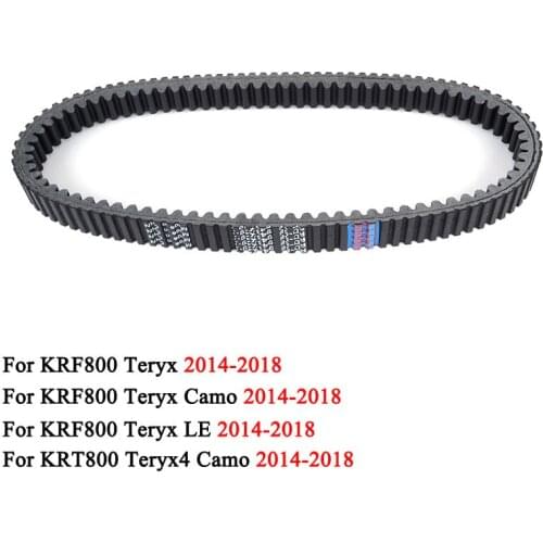 Drive clutch belt For Kawasaki KRF800 Teryx Camo LE KRT 800 Teryx4 Camo LE 2014 2015 2016 2017 2018 59011-0033/0039/0040/0043