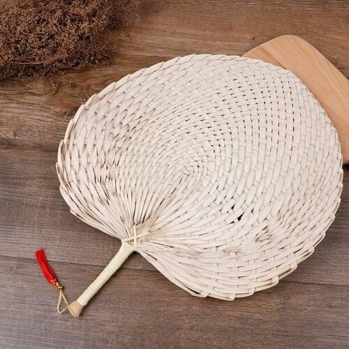 Hand-woven Baby Mosquito Repellent Fan Summer Manual Straw Hand Fans Palm Leaf