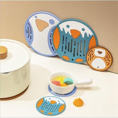 PVC Placemat Non-slip Insulation Pads Hot Drink Holder Tea Cup Coasters Waterproof Oil-proof Table Mats Home Kitchen Accessories