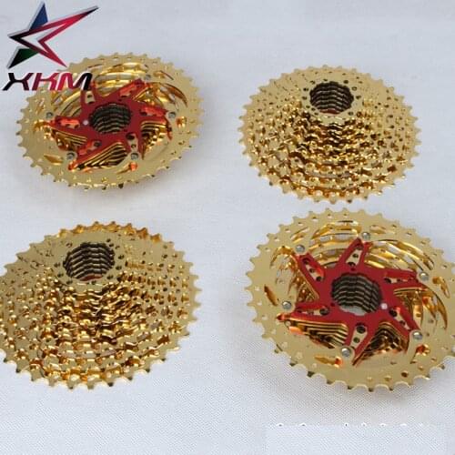 SUNSHINE MTB Mountain Bike Bicycle Parts 10 Speed Cassette Flywheel 11-36T Gear Crankshaft Set Bicycle Parts Box Sprockets