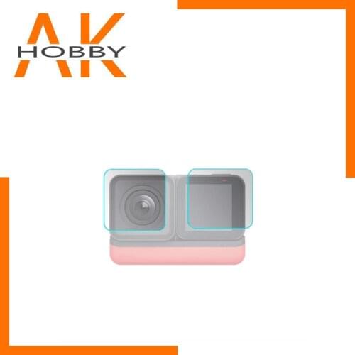 Sunnylife HD Tempered Lens Protector for Insta 360 ONE R 4K Wide Angle Camera Len Film Glass Set Protection Accessories