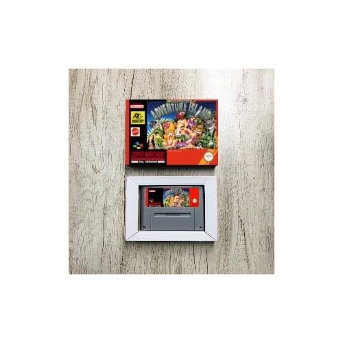 Super Adventure Island - EUR Version RPG Game Card With Retail Box