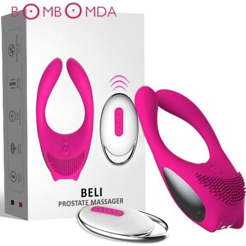 12 Speed Penis Vibrator Ring Adult Sex Toys Men Cock Rings Clitoris Stimulator Vibrator For Couples Wireless Remote Vibrator