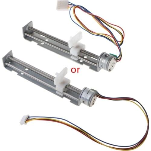 DC 4-9V Drive Stepper Motor Screw with Nut Slider 2 Phase 4 Wire For Laser Engraving