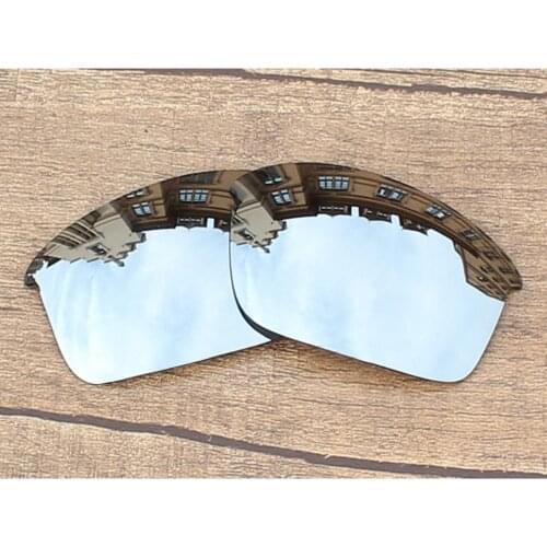 Vonxyz Chrome Mirror Polarized Replacement Lenses for-Oakley Bottle Rocket Frame