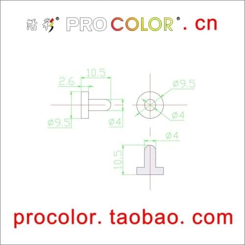 1000 pcs long Translucent silicone Rubber seal plug molded glass dropper bottle cap Accessories 3.6 3.7 3.8 3.9 4.0 mm 4mm hole