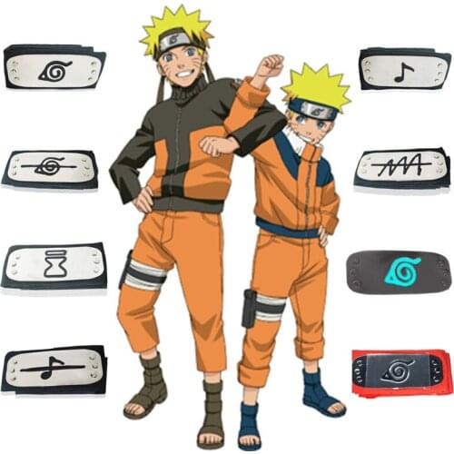 Anime ninja Headband Series Face Mask Gloves Weapon Pack Cosplay Prop