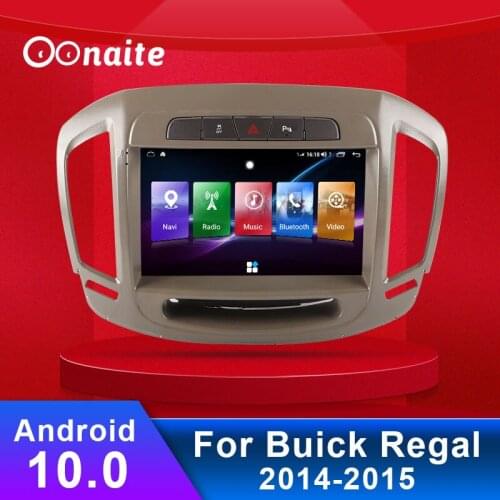 Oonaite 9 Inch IPS Android 10 Auto Radio For Buick Regal 2014-2015 Multimedia 4G Car Video Player GPS Navigation 4/8 Core