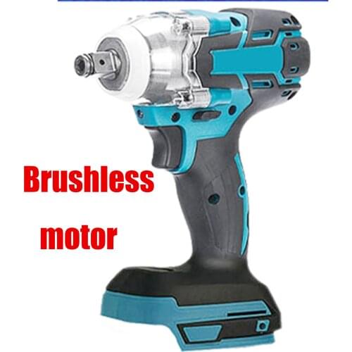18V 588N.m Li-Ion Cordless Impact Wrench Driver Torque 1/2'' Socket Electric Wrench Replacement For Makita Battery Household Car