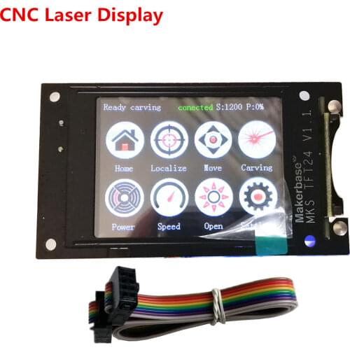 GRBL 1.1 OFFLINE display controller TFT24 touch screen CNC laser LCD monitor diy cnc parts compatible 3018 pro CNC laser machine