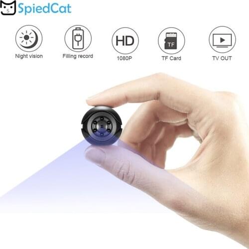 HD Mini Night Vision Small Video Outdoor Sports DVR DV Motion Sensor Detection Home Security Surveillance Camera Support TF card