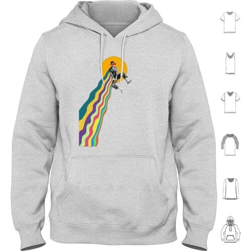 I Feel Good Hoodies Long Sleeve Collage Pop Surrealism Graphic Design Fine Art Pop Art Surrealism Fantasy