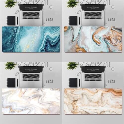 Gaming Mouse Pad Large Mouse Pad PC Gamer Computer Mouse Mat Big Mousepad Keyboard Desk Mat XXL Carpet Marble Textures Mause Pad