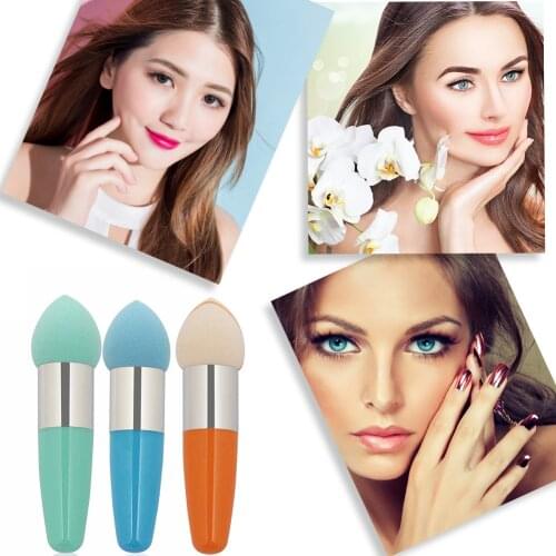Puff Face Makeup Brush Mushroom Head Sponge Handle Foundation Powder Cosmetic Lightweight Cosmetic Space-saving Kit