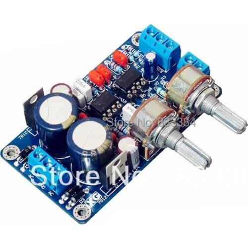 DIY NE5532 bass filter board kit 50Hz-150Hz adjustable free shiping