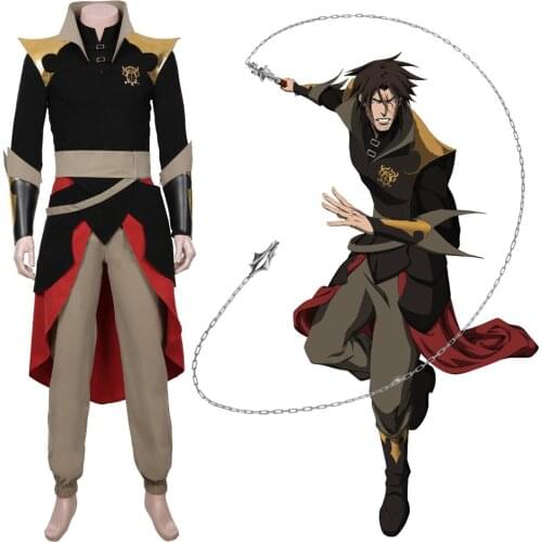 Castlevania Season 3-Trevor Belmont Cosplay Costume Halloween Carnival Outfits