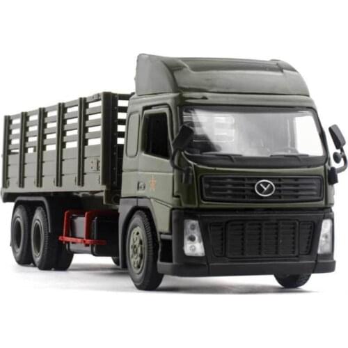 Hot sale 1:50 alloy pull back military rocket transporter,military truck,childrens truck cannon toy,free shipping