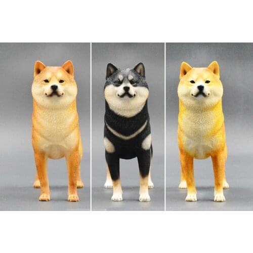 M7 Cute Shiba Inu Dog Pet Figure Animal Model Collector Toys Decoration Kid Gift Car Decoration Simulation Dogs Education Toys