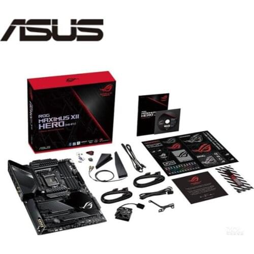 NEW For ASUS ROG MAXIMUS XII HERO Motherboard Socket LGA 1200 DDR4 M.2 nvme ssd For Intel Z490 Original Desktop Mainboard