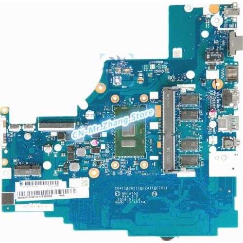 SHELI FOR Lenovo 310-15ISK Laptop Motherboard W/ I3-6100U CPU 5B20L37431 CG411 CG511 CZ411 CZ511 NM-A752