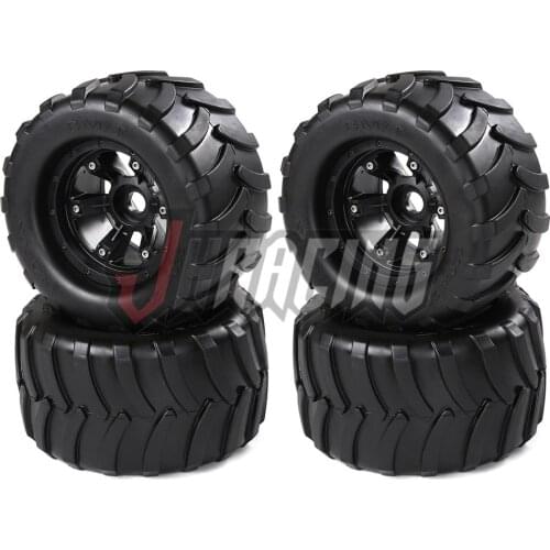 Thickened and widened tire set for 1/5 ROVAN ROFUN BM5 FG Monster RC truck 220*120mm