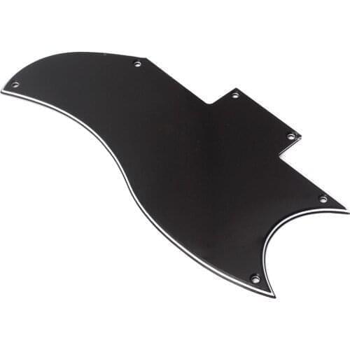 PVC Guitar Pickguard 5 Screw Hole 193MM Black for SG Electric Guitar Music Instrument Accessories