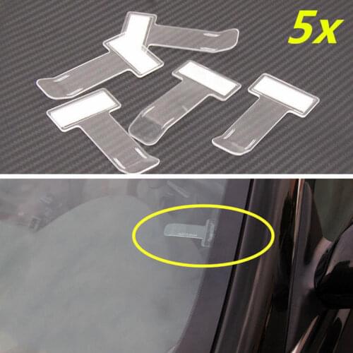 5pcs Car Vehicle Accessory Parking Ticket Permit Card Ticket Holder Clip Sticker Brand New And Good Quality 2020 New