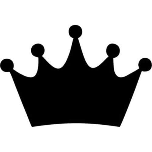 14*9.5CM KING CROWN Race Car Stickers Cartoon Character Crown Motorcycle Car Stickers And Decals C2-0044