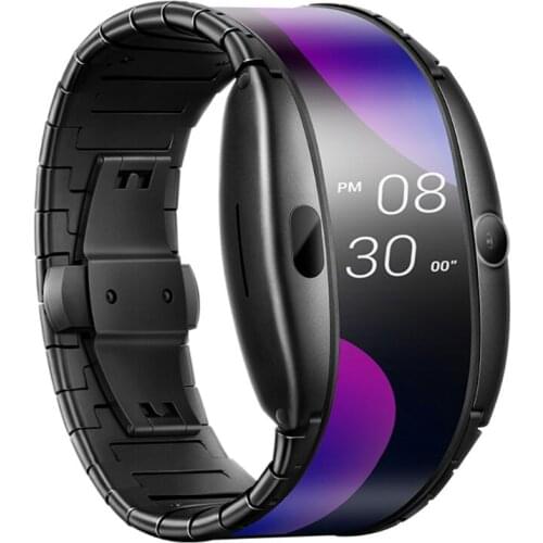 P82F 2 Pcs Protective Film Screen Protector Explosion-proof High Definition Anti-shock for ZTE Nubia alpha Nubia α Wristwatch