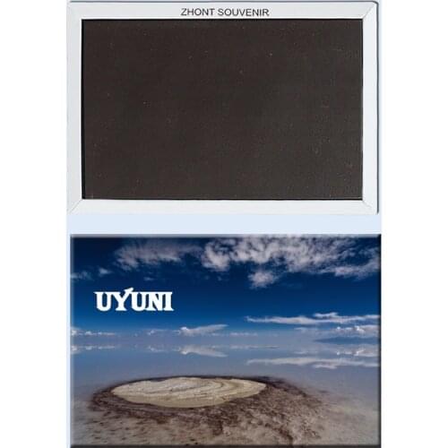 Rectangle Metal Wrapped Magnets,Salar de Uyuni Souvenir,Bolivia Tourist Fridge Magnets 21493