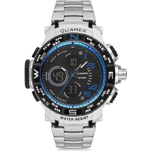 Quamer QMR1001-02 Men Wristwatch Clock