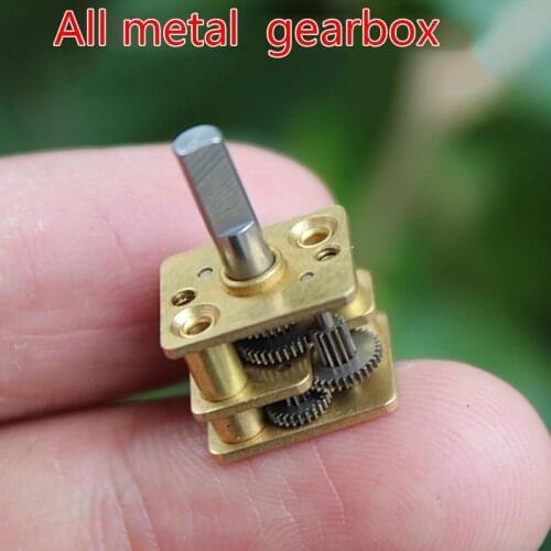 All metal gear reducer N20 reduction gearbox Reduction ratio 210:1 DIY N20 Geared Motor